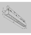 Maytoni Points Lampa Liniowa do Szyny Exility LED 760lm 2700K Czarny TR031-2-12W2.7K-B Maytoni Points Lampa Liniowa do Szyny Exility LED 760lm 2700K Czarny TR031-2-12W2.7K-B