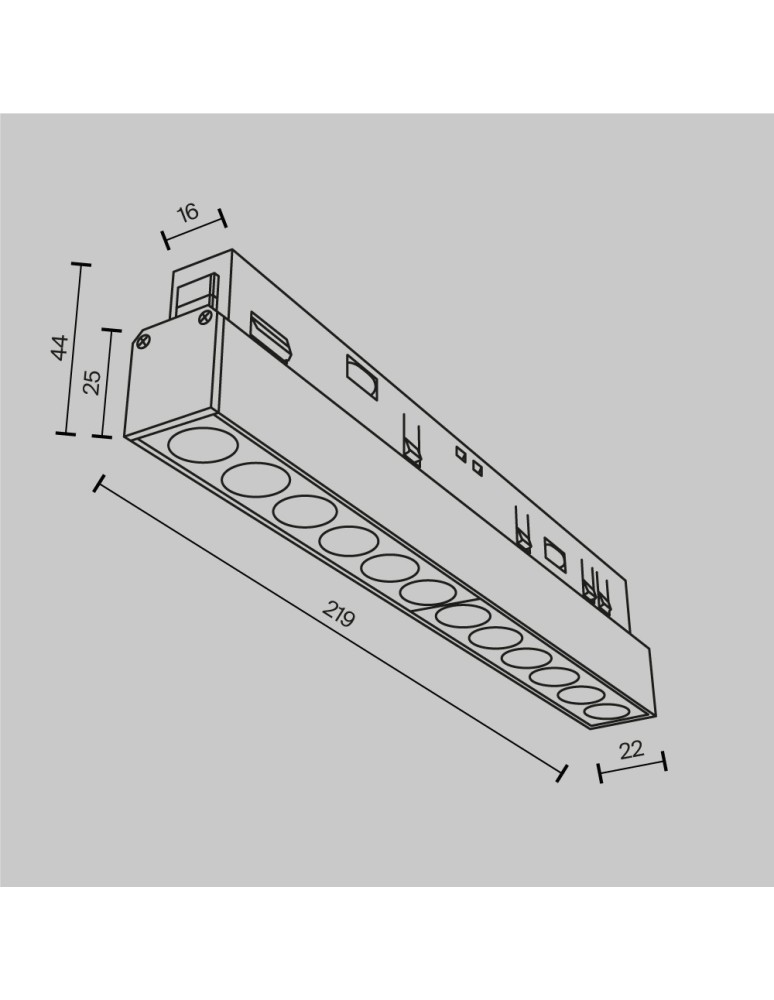 Maytoni Points Lampa Liniowa do Szyny Exility LED 760lm 2700K Czarny TR031-2-12W2.7K-B Maytoni Points Lampa Liniowa do Szyny Exility LED 760lm 2700K Czarny TR031-2-12W2.7K-B