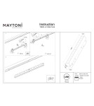 Maytoni Points Lampa Liniowa do Szyny Exility LED 760lm 2700K Czarny TR031-2-12W2.7K-B Maytoni Points Lampa Liniowa do Szyny Exility LED 760lm 2700K Czarny TR031-2-12W2.7K-B