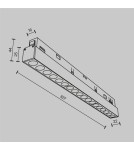 Maytoni Points Lampa Liniowa do Szyny Exility LED 1110lm 2700K Czarny TR031-2-18W2.7K-B Maytoni Points Lampa Liniowa do Szyny Exility LED 1110lm 2700K Czarny TR031-2-18W2.7K-B