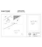 Lampy do szyn magnetycznych - Maytoni Rado Reflektor do Szyny Exility LED 750lm 2700K-6000K Czarny TR040-4-18WTW-DD2-B - product 6