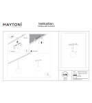 Maytoni Luna Kula do Szyny Exility LED 350lm 2700K-6000K Czarny TR039-4-5WTW-DD2-B Maytoni Luna Kula do Szyny Exility LED 350lm 2700K-6000K Czarny TR039-4-5WTW-DD2-B
