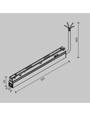 Maytoni Zasilacz 100W Systemu Exility Czarny TRA034DR-100W-DD-B-DE - produkt 2