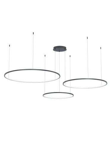 Milagro Lampa wisząca Saturno Black 100W LED ML0846