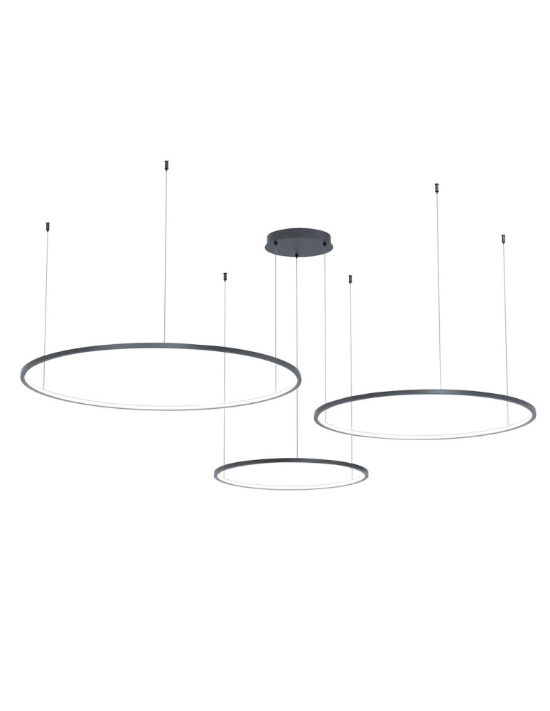 Milagro Lampa wisząca Saturno Black 100W LED ML0846