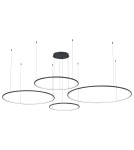Milagro Lampa wisząca Saturno Black 120W LED ML0848 Milagro Lampa wisząca Saturno Black 120W LED ML0848