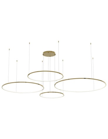 Milagro Lampa wisząca Saturno Gold 120W LED ML0849
