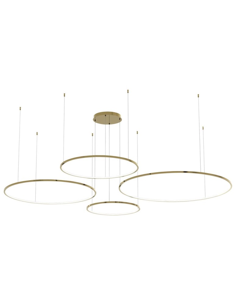 Milagro Lampa wisząca Saturno Gold 120W LED ML0849