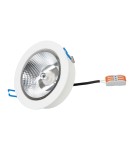 Lampy podtynkowe okrągłe - Milagro Oprawa podtynkowa Redondo Biały 1xAR111 GU10 ML1077 - product 4