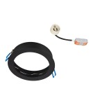 Lampy podtynkowe okrągłe - Milagro Oprawa podtynkowa Redondo Czarny 1xAR111 GU10 ML1076 - product 5