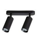 Lampy sufitowe reflektory - Milagro Oprawa Mica Spot Czarny 2xGU10 ML1144 - product 1