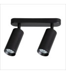 Lampy sufitowe reflektory - Milagro Oprawa Mica Spot Czarny 2xGU10 ML1144 - product 5