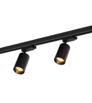 Gotowe zestawy szynoprzewodów - Milagro Zestaw Pipe Track Czarny 4xGU10 1,5m ML1165 - product 3