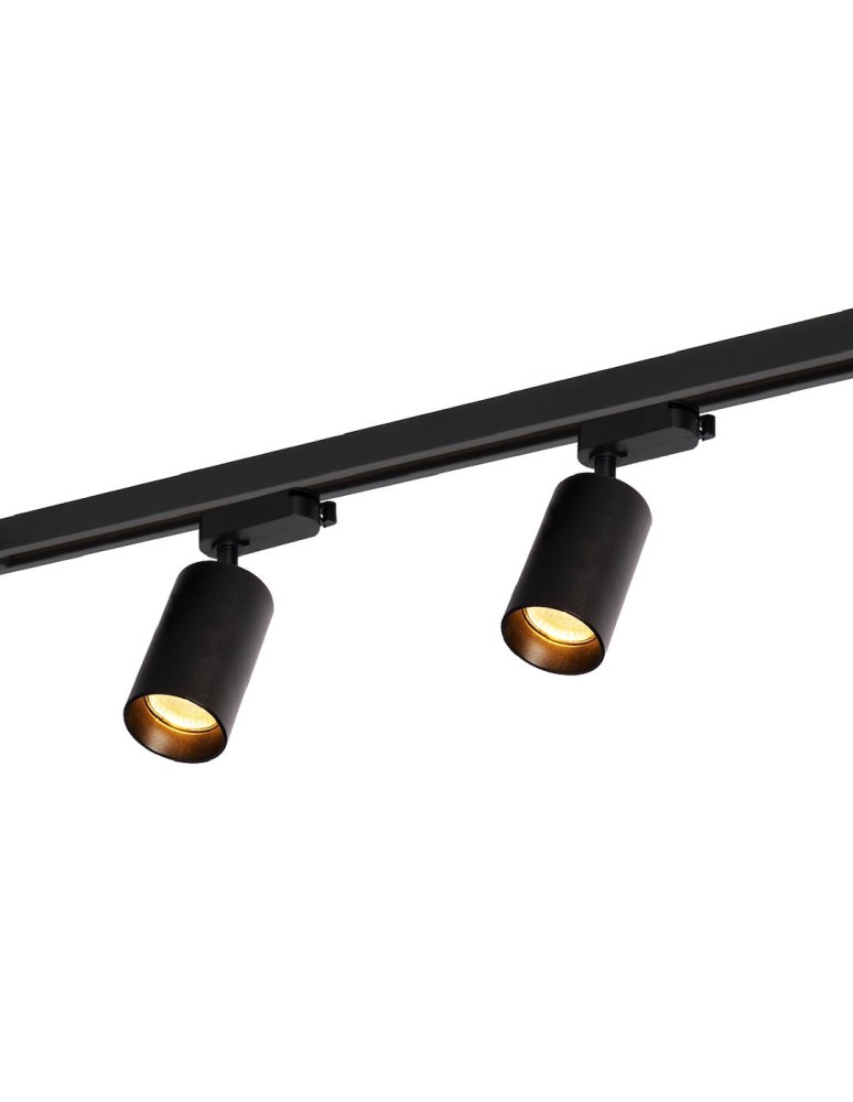 Milagro Zestaw Pipe Track Czarny 4xGU10 1,5m ML1165