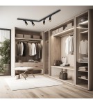 Gotowe zestawy szynoprzewodów - Milagro Zestaw Pipe Track Czarny 4xGU10 1,5m ML1165 - product 7