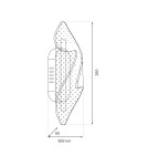 Kinkiety designerskie - Milagro Kinkiet LARGO 8W LED ML1040 - product 4