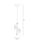 Milagro Lampa wisząca LARGO 10W LED ML1041 Milagro Lampa wisząca LARGO 10W LED ML1041
