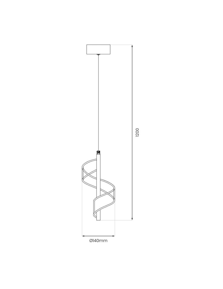Milagro Lampa wisząca LARGO 10W LED ML1041 Milagro Lampa wisząca LARGO 10W LED ML1041
