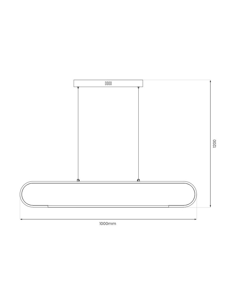 Milagro Lampa wisząca FRAME 42W ML1046 Milagro Lampa wisząca FRAME 42W ML1046