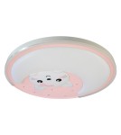 Milagro Plafon MOONCAT PINK 34W LED ML1059 Milagro Plafon MOONCAT PINK 34W LED ML1059