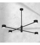 Milagro Lampa sufitowa CROSS BLACK 4xGX53 MLP8922 Milagro Lampa sufitowa CROSS BLACK 4xGX53 MLP8922