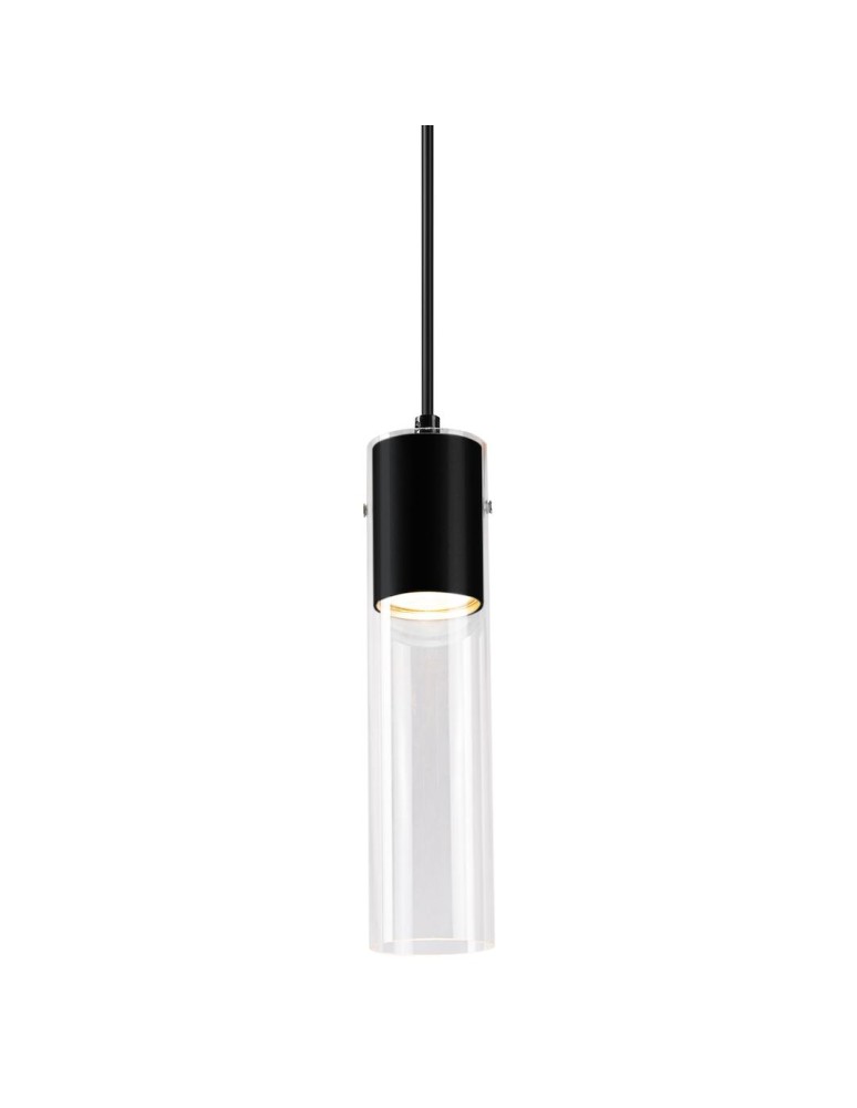 Milagro Lampa Wisząca Ricky Czarny 1xGU10 ML1088