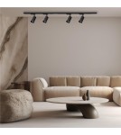 Lampy do szynoprzewodów 1 fazowych - Milagro Oprawa Pipe Track Czarny 1xGU10 ML1153 - product 3
