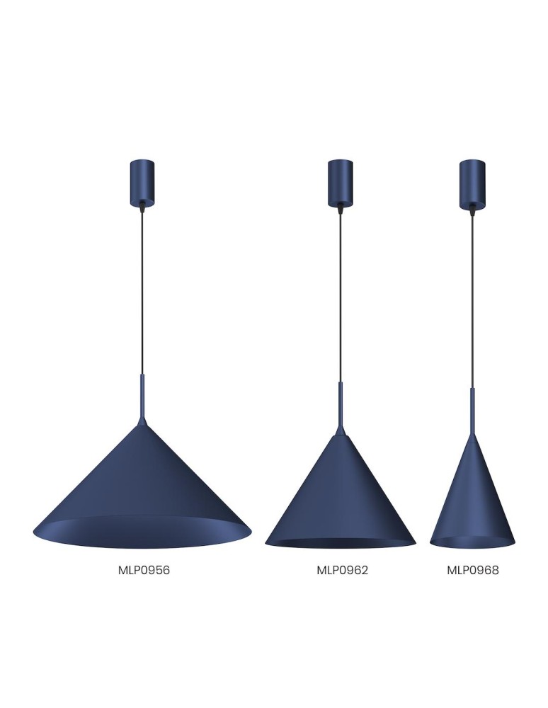 Milagro Lampa wisząca CAPITAL NAVY BLUE Ø46cm 1xGX53 MLP0956 Milagro Lampa wisząca CAPITAL NAVY BLUE Ø46cm 1xGX53 MLP0956