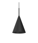 Lampy wiszące pojedyncze - Milagro Lampa wisząca CAPITAL BLACK Ø17cm 1xGX53 MLP0964 - product 2