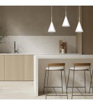 Lampy wiszące pojedyncze - Milagro Lampa wisząca CAPITAL WHITE Ø17cm 1xGX53 MLP0965 - product 3