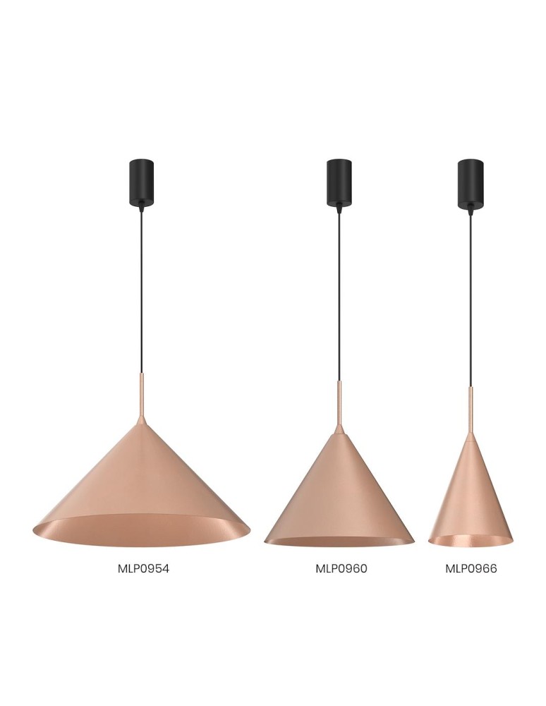 Milagro Lampa wisząca CAPITAL ROSE GOLD Ø17cm 1xGX53 MLP0966 Milagro Lampa wisząca CAPITAL ROSE GOLD Ø17cm 1xGX53 MLP0966