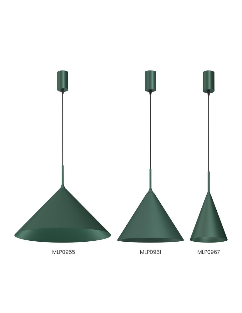 Milagro Lampa wisząca CAPITAL GREEN Ø17cm 1xGX53 MLP0967 Milagro Lampa wisząca CAPITAL GREEN Ø17cm 1xGX53 MLP0967