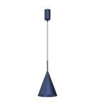 Lampy wiszące pojedyncze - Milagro Lampa wisząca CAPITAL NAVY BLUE Ø17cm 1xGX53 MLP0968 - product 1