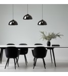 Lampy wiszące pojedyncze - Milagro Lampa wisząca GAMMA BLACK 1xE27 MLP1063 - product 3