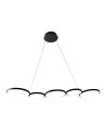 Milagro Lampa wisząca OLYMPIA BLACK 50W LED ML1175