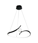 Milagro Lampa wisząca PERLA BLACK 34W LED ML1177 Milagro Lampa wisząca PERLA BLACK 34W LED ML1177