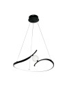 Milagro Lampa wisząca PERLA BLACK 34W LED ML1177