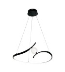 Milagro Lampa wisząca PERLA BLACK 34W LED ML1177 Milagro Lampa wisząca PERLA BLACK 34W LED ML1177