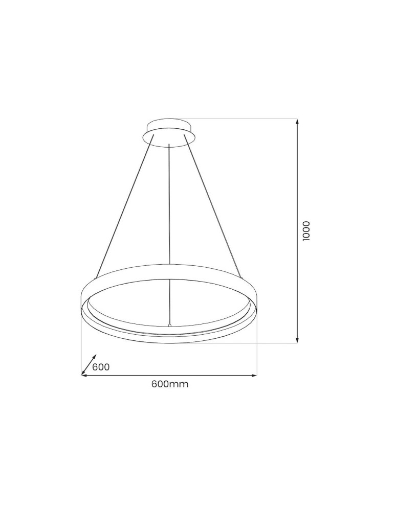 Milagro Lampa wisząca ORBITA 52W LED ML1186 Milagro Lampa wisząca ORBITA 52W LED ML1186