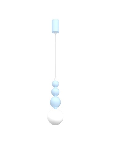 Milagro Lampa wisząca BOULE Blue 1xG9 MLP1027