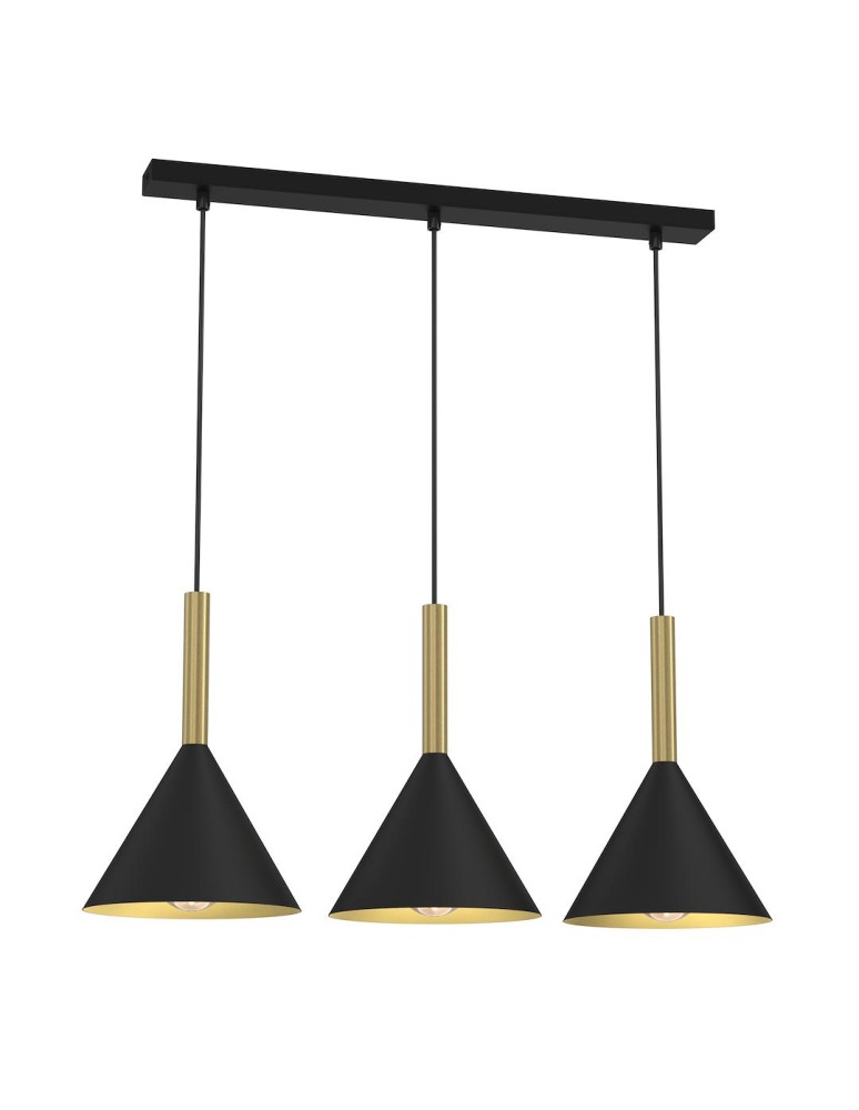 Milagro Lampa wisząca PERU BLACK 3xE27 MLP0978 Milagro Lampa wisząca PERU BLACK 3xE27 MLP0978