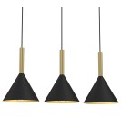 Milagro Lampa wisząca PERU BLACK 3xE27 MLP0978 Milagro Lampa wisząca PERU BLACK 3xE27 MLP0978