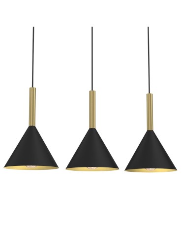 Milagro Lampa wisząca PERU BLACK 3xE27 MLP0978 - produkt 2
