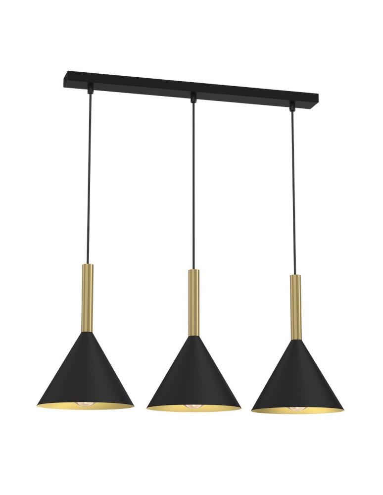 Milagro Lampa wisząca PERU BLACK 3xE27 MLP0978 Milagro Lampa wisząca PERU BLACK 3xE27 MLP0978