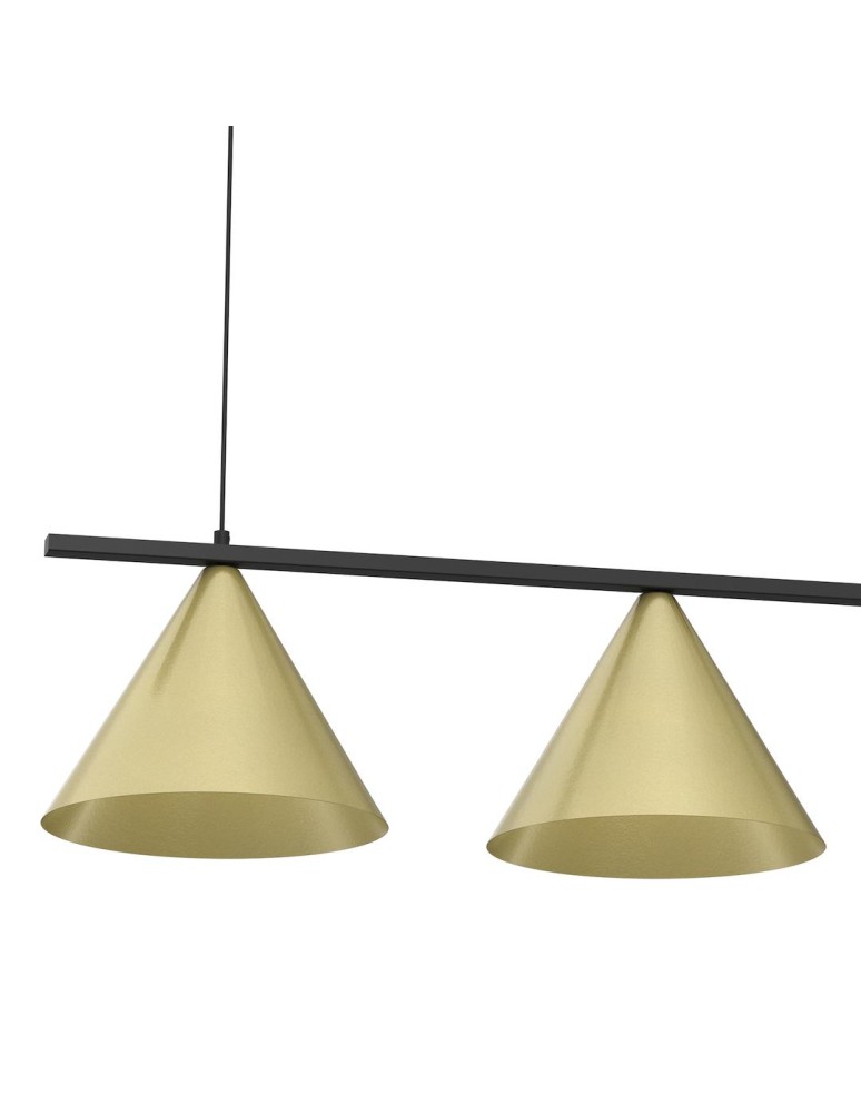 Milagro Lampa wisząca CAPITAL Czarny-ZŁOTY 3XGX53 MLP0937 Milagro Lampa wisząca CAPITAL Czarny-ZŁOTY 3XGX53 MLP0937