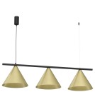 Milagro Lampa wisząca CAPITAL Czarny-ZŁOTY 3XGX53 MLP0937 Milagro Lampa wisząca CAPITAL Czarny-ZŁOTY 3XGX53 MLP0937