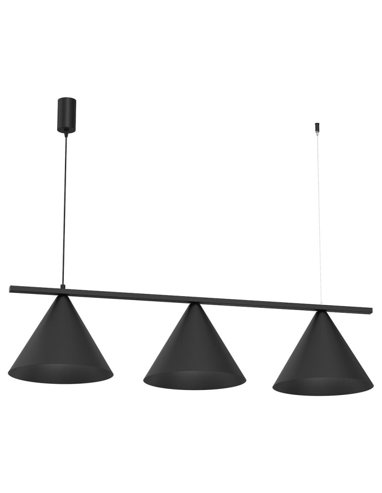 Milagro Lampa wisząca CAPITAL Czarny 3XGX53 MLP0938