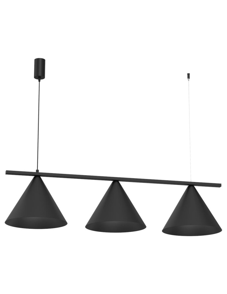 Milagro Lampa wisząca CAPITAL Czarny 3XGX53 MLP0938