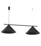 Lampy wiszące podwójne - Milagro Lampa wisząca CAPITAL Czarny 2XGX53 MLP0942 - product 6