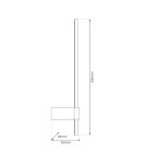 Milagro Kinkiet SWING 8W LED 3000-6000K ML1010 Milagro Kinkiet SWING 8W LED 3000-6000K ML1010